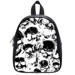 Halloween Grunge Skulls School Bag (Small)