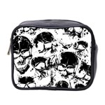 Halloween Grunge Skulls Mini Toiletries Bag (Two Sides)