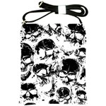 Halloween Grunge Skulls Shoulder Sling Bag