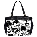 Halloween Grunge Skulls Oversize Office Handbag (2 Sides)