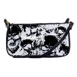 Halloween Grunge Skulls Shoulder Clutch Bag