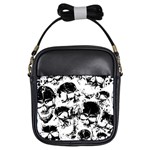 Halloween Grunge Skulls Girls Sling Bag