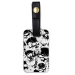 Halloween Grunge Skulls Luggage Tag (one side)