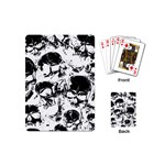 Halloween Grunge Skulls Playing Cards Single Design (Mini)