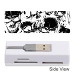 Halloween Grunge Skulls Memory Card Reader (Stick)