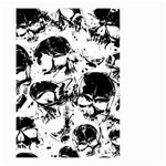 Halloween Grunge Skulls Small Garden Flag (Two Sides)