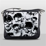 Halloween Grunge Skulls Messenger Bag