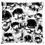 Halloween Grunge Skulls Large Cushion Case (One Side)