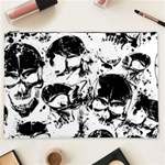 Halloween Grunge Skulls Cosmetic Bag (XXL)