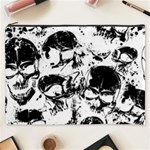 Halloween Grunge Skulls Cosmetic Bag (XXXL)