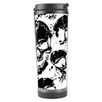 Halloween Grunge Skulls Travel Tumbler