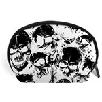 Halloween Grunge Skulls Accessory Pouch (Large)