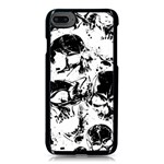 Halloween Grunge Skulls iPhone 8 Seamless Case (Black)