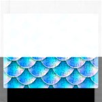 Mermaid Tail Blue Jigsaw Puzzle (Rectangular)