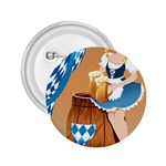 oktoberfest blonde beer girl 2.25  Button