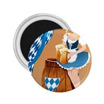 oktoberfest blonde beer girl 2.25  Magnet