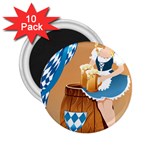 oktoberfest blonde beer girl 2.25  Magnet (10 pack)