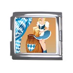 oktoberfest blonde beer girl Mega Link Italian Charm (18mm)