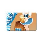 oktoberfest blonde beer girl Magnet (Name Card)