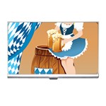 oktoberfest blonde beer girl Business Card Holder