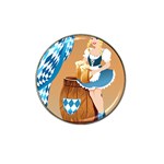 oktoberfest blonde beer girl Hat Clip Ball Marker