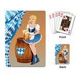 oktoberfest blonde beer girl Playing Cards Single Design (Rectangle)