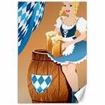 oktoberfest blonde beer girl Canvas 20  x 30 