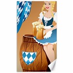 oktoberfest blonde beer girl Canvas 40  x 72 