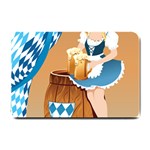 oktoberfest blonde beer girl Small Doormat