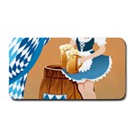 oktoberfest blonde beer girl Medium Bar Mat