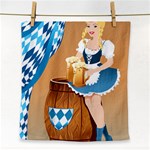 oktoberfest blonde beer girl Face Towel