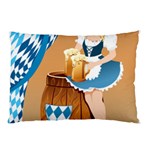 oktoberfest blonde beer girl Pillow Case