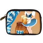 oktoberfest blonde beer girl Digital Camera Leather Case