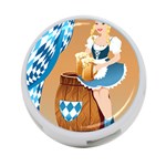 oktoberfest blonde beer girl 4-Port USB Hub (One Side)