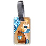 oktoberfest blonde beer girl Luggage Tag (two sides)