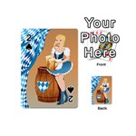 oktoberfest blonde beer girl Playing Cards 54 Designs (Mini)