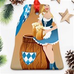 oktoberfest blonde beer girl Ornament (Bell)