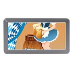 oktoberfest blonde beer girl Memory Card Reader (Mini)