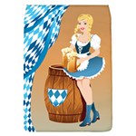 oktoberfest blonde beer girl Removable Flap Cover (L)