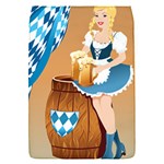 oktoberfest blonde beer girl Removable Flap Cover (S)