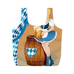 oktoberfest blonde beer girl Full Print Recycle Bag (M)