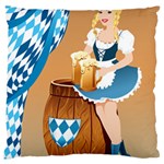 oktoberfest blonde beer girl Standard Flano Cushion Case (One Side)