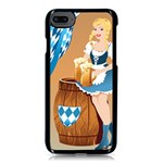 oktoberfest blonde beer girl iPhone 8 Seamless Case (Black)