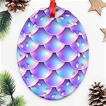 Mermaid Tail Purple Ornament (Oval Filigree)