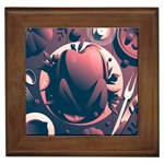 dark thanksgiving dinner Framed Tile