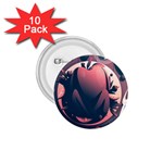 dark thanksgiving dinner 1.75  Button (10 pack) 