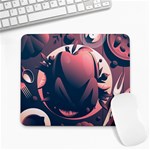 dark thanksgiving dinner Large Mousepad