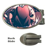 dark thanksgiving dinner Money Clip (Oval)