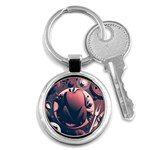 dark thanksgiving dinner Key Chain (Round)