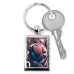 dark thanksgiving dinner Key Chain (Rectangle)